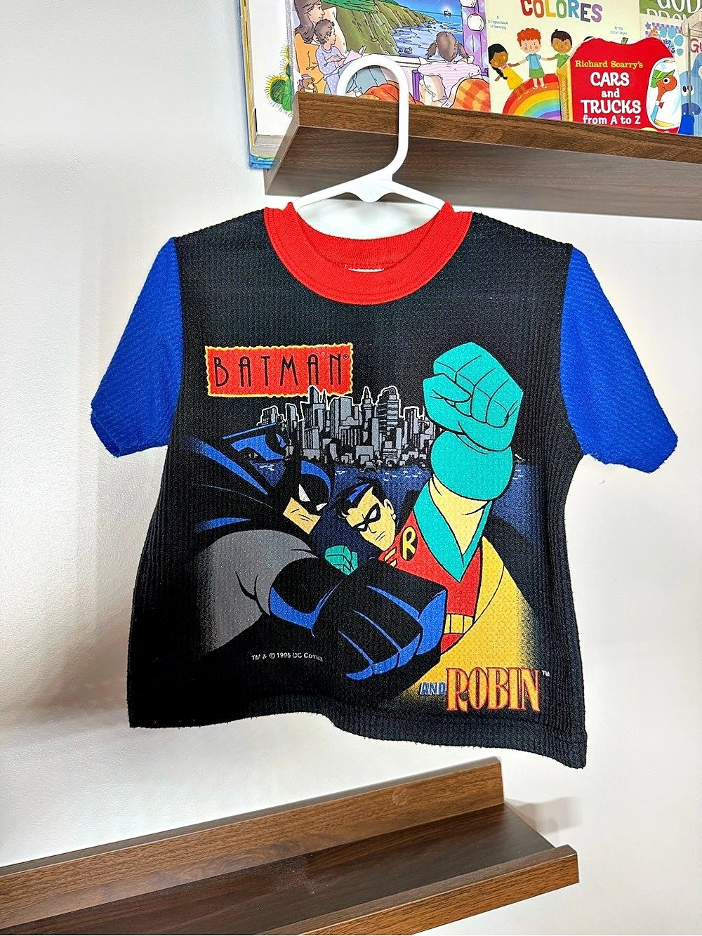 vintage youth Batman and Robin graphic t-shirt